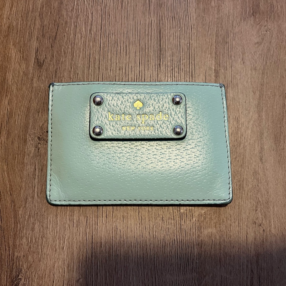 Kate Spade mint card holder